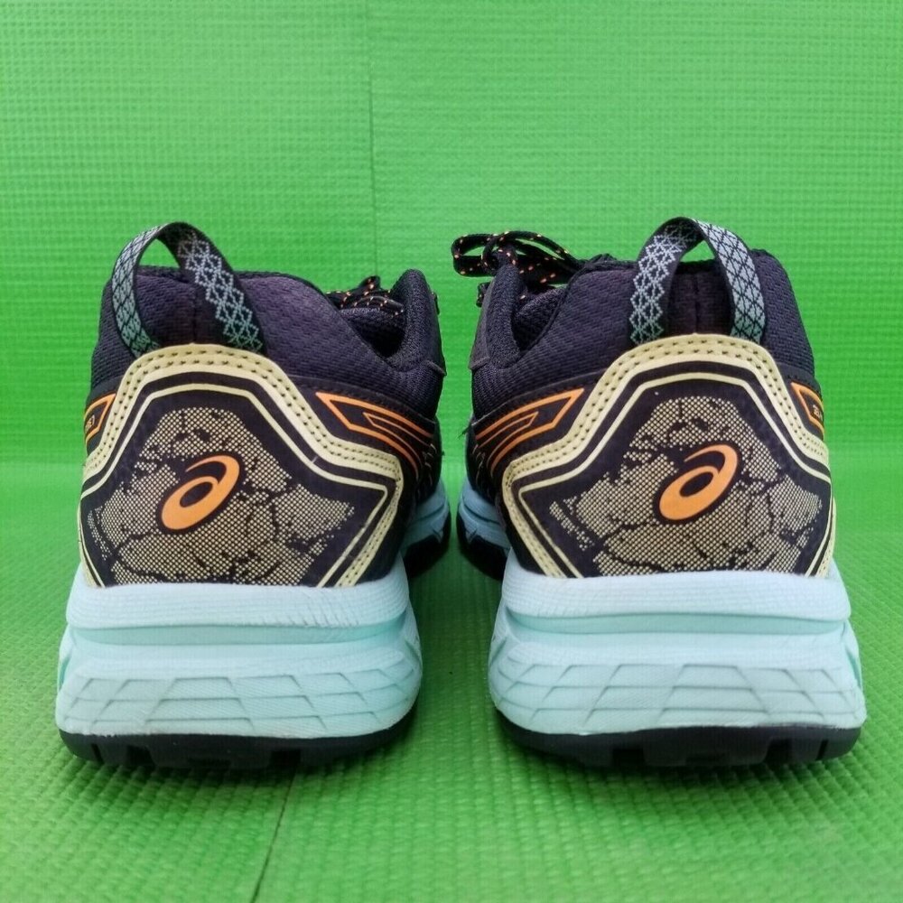 ✅ Womens 9 Asics Gel Venture 7 1012A477 Black Running Shoes Athletic Sneakers - Picture 7 of 12